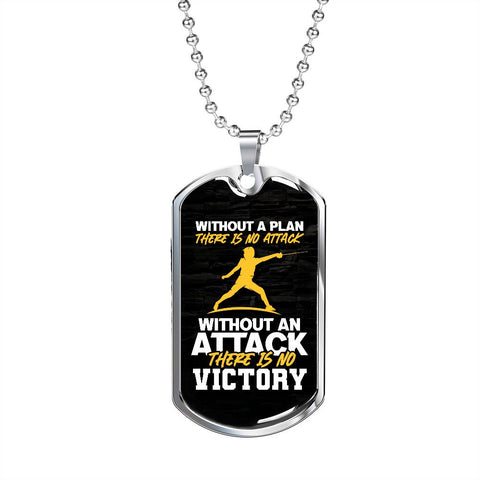 Without A Plan There Is No VictoryIntroducing Without A Plan There Is No Victory - the perfect way to stay motivated and inspired, no matter what your fitness or workout goals may be. This stainless Stainless Dog Tag Pendant With Ball ChainslinglyMy StorePlan