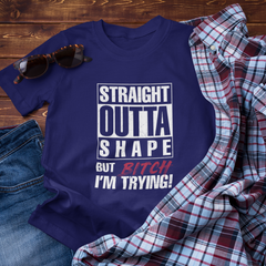 Straight Outta ShapeIntroducing Straight Outta Shape Unisex Shirt – the perfect motivation to get fit and stay in shape. Whether you’re a beginner or an experienced athlete, this stylisUnisex ShirtslinglyMy StoreStraight Outta Shape