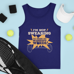 I'm Not Swearing I'm Using My Workout WordsIntroducing the I'm Not Swearing, I'm Using My Workout Words Tank Top! This stylish and comfortable tank top is perfect for any gym-goer or fitness enthusiast. WhethTank TopslinglyMy StoreWorkout Words