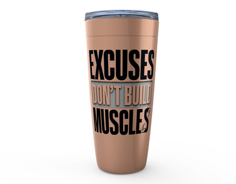 Excuses Don't Build MusclesIntroducing the ultimate accessory for fitness fanatics everywhere: Excuses Don't Build Muscles Viking Tumblers. These tumblers are made from high-quality copper, prViking Tumblers - CopperslinglyMy StoreBuild Muscles