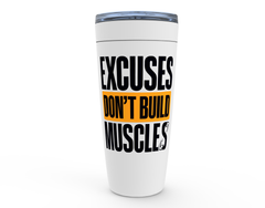 Excuses Don't Build MusclesIntroducing Excuses Don't Build Muscles, the perfect tumbler for gym-goers and fitness enthusiasts alike! Our Viking Tumblers - White are made from high-grade stainlViking Tumblers - WhiteslinglyMy StoreBuild Muscles