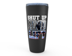 Shut Up And LiftIntroducing Shut Up And Lift 1 – the revolutionary new Viking Tumbler that’s guaranteed to make your workouts more effective and enjoyable. This innovative tumbler iViking Tumblers - BlackslinglyMy StoreShut