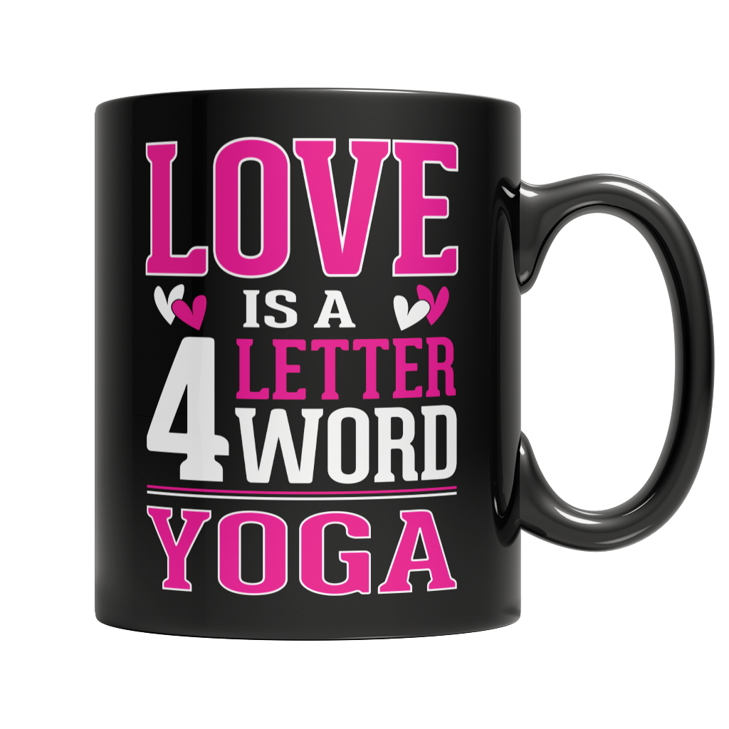 Limited Edition - Love is a 4 letter word YogaIntroducing the Limited Edition Love is a 4 letter word Yoga 11oz Black Mug – an inspiring way to bring mindfulness, creativity, and positive energy into your life. 11oz Black MugslinglyMy Store4 letter word Yoga