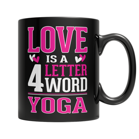 Limited Edition - Love is a 4 letter word YogaIntroducing the Limited Edition Love is a 4 letter word Yoga 11oz Black Mug – an inspiring way to bring mindfulness, creativity, and positive energy into your life. 11oz Black MugslinglyMy Store4 letter word Yoga