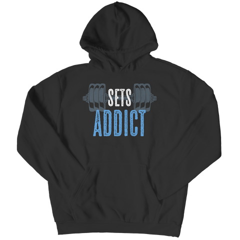 Sets AddictIntroducing Sets Addict – the perfect apparel for any fitness enthusiast! Whether you’re a beginner or an experienced lifter, this hoodie is designed to keep you comHoodieslinglyMy StoreSets Addict